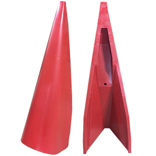 Poly Snout, 20" Red Center Short Front, C-IH Poly Snout, 20" Red Center Short Front, C-IH