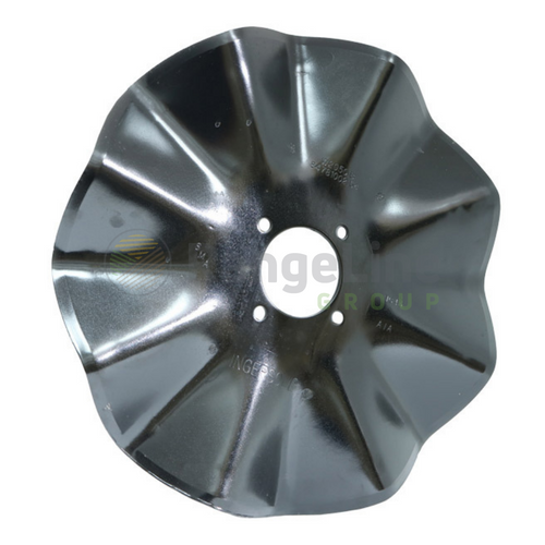 20" X 5MM 8 Wave Coulter, 3-11/16" Center Hole For Rip Strip, KMC 16-050-028