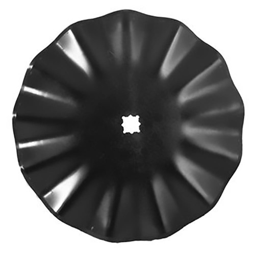 20" X .197 Gauge 13 Wave Coulter Blade, 1-1/8" X 1-1/4" Square Center Hole 20" X .197 Gauge 13 Wave Coulter Blade, 1-1/8" X 1-1/4" Square Center Hole