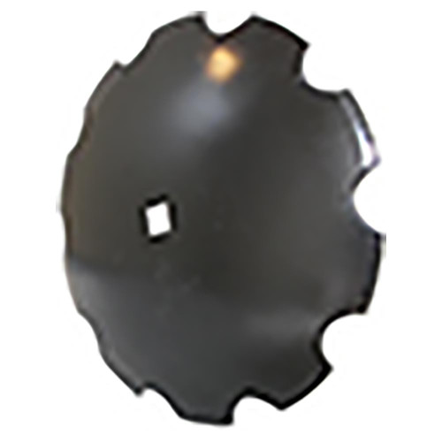 22" X 1/4" Gauge Notched Disc Blade, Center Hole 1-1/2" Square, 602-959 22" X 1/4" Gauge Notched Disc Blade, Center Hole 1-1/2" Square, 602-959