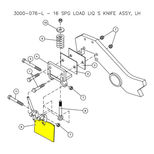 16 SPG Load Liquid Knife WA, Left Hand 16 SPG Load Liquid Knife WA, Left Hand