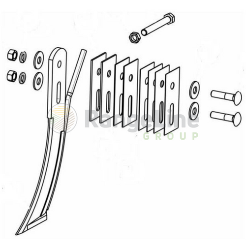 Fertilizer Knife Kit 3/8" Tube