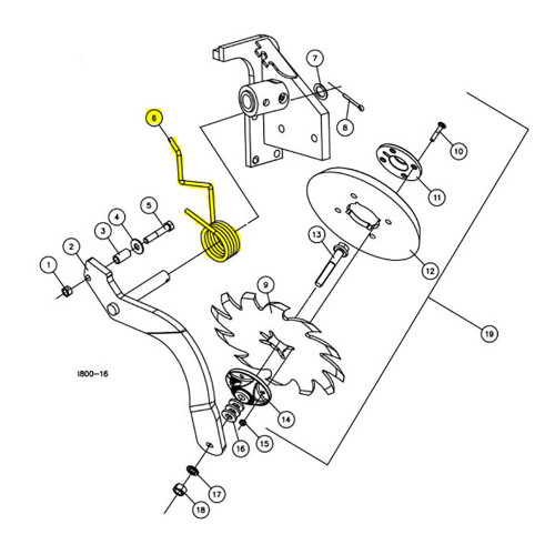 LH Closing Spring, Torsion LH Closing Spring, Torsion