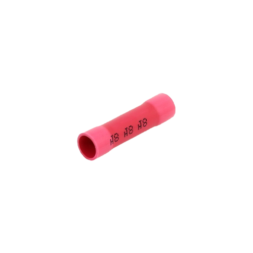 Red 20-18 Gauge Vinyl Insulated Butt Connector; 52600 Red 20-18 Gauge Vinyl Insulated Butt Connector; 52600
