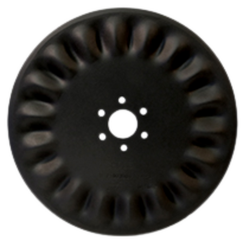17" x 4mm Bubble Coulter Blade, 2" center hole, 6 bolt 17" x 4mm Bubble Coulter Blade, 2" center hole, 6 bolt
