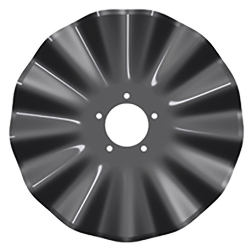 22" X 5MM Gauge 13 Wave Coulter Blade, 4.075 Round Center Hole For Salford 22" X 5MM Gauge 13 Wave Coulter Blade, 4.075 Round Center Hole For Salford