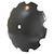 20" X 3/16" Gauge Notched Disc Blade (Center Hole 1-1/8" X 1-1/4" Square), 827875