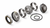 Bearing Kit For Unverferth Zone Builder Coulter Hub Includes tapered bearings, cups, seal, O-rings, dust cap