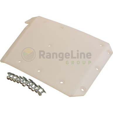 Poly Skid Plate, Left End; 87561540 - RangeLine Group