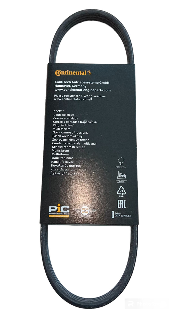 Courroie Trapézoïdale à Nervures CONTITECH 3PK915 Au Meilleur Prix