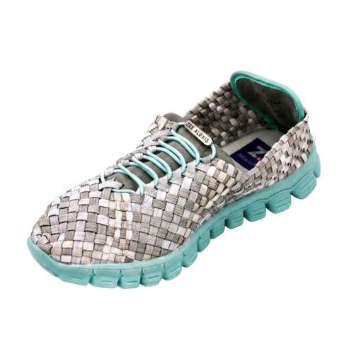 DANIELLE Stone Multi Woven Sneakers