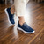Danielle Navy Woven Sneakers