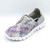 Danielle Silver Pastel Woven Sneakers