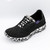 Danielle- Black Snow Leopard Woven Sneakers