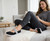 HOLLY Black/Silver Woven Flats