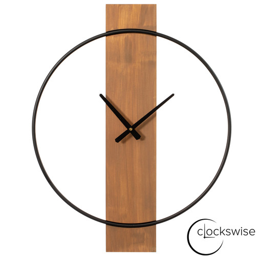Clockswise Industrial Style Modern Wall Clock Wood and Metal Design Round Minimalist Contemporary Home Decor Perfect Accent for Office Studio Gym Living Room and Creative Spaces Clockswise Industrial Style Modern Wall Clock Wood and Metal Design Round Minimalist Contemporary Home Decor Perfect Accent for Office Studio Gym Living Room and Creative Spaces