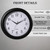 13.75 Inch Plastic Round Battery Operated Simple Modern Wall Clock - Office, ClassRoom, Livingroom, Dining Room, Bedroom and Kitchen Wall Decor 13.75 Inch Plastic Round Battery Operated Simple Modern Wall Clock - Office, ClassRoom, Livingroom, Dining Room, Bedroom and Kitchen Wall Decor