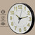 Clockswise Round Wall Clock Glow-in-the-Dark Luminous Green Numbers & Hands Easy-Read Analog Timepiece for Bedroom Living Room Office Kitchen Study Patio Hallway or Nighttime Visibility Display
