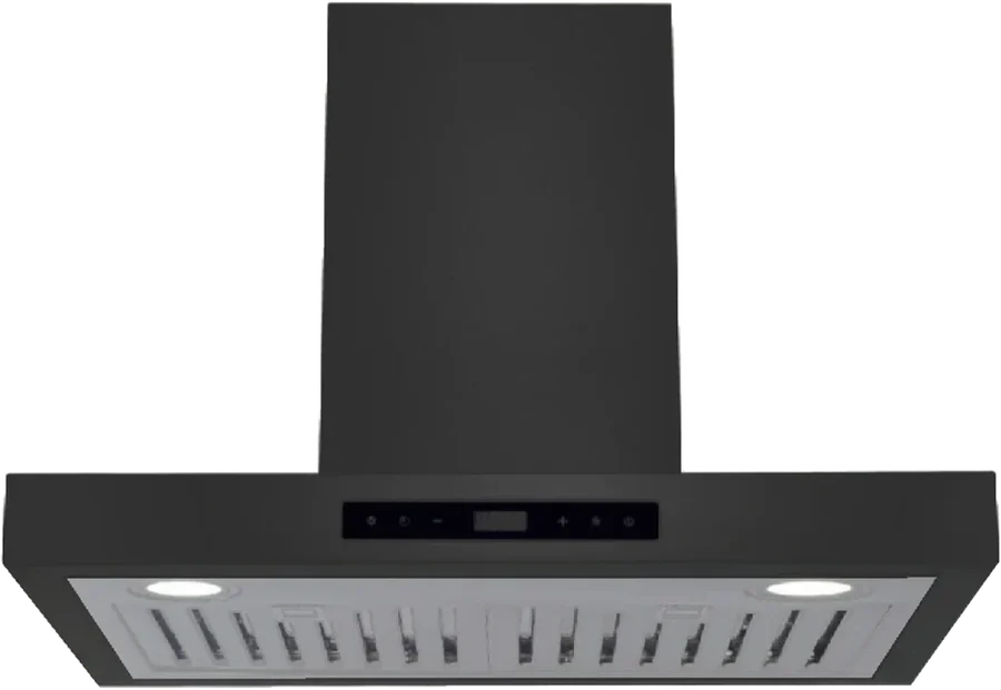 KSTAR K1003B 30-inch black wall-mount range hood