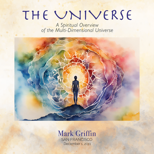 This is the album cover art  for The Universe by Meditation Master Mark Griffin.
