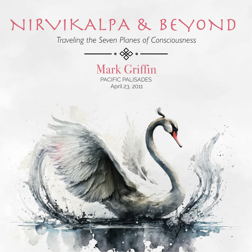 Cover art for Nirvikalpa and Beyond by Mark Griffin, illustrating the seven planes of consciousness in relation to the human form.