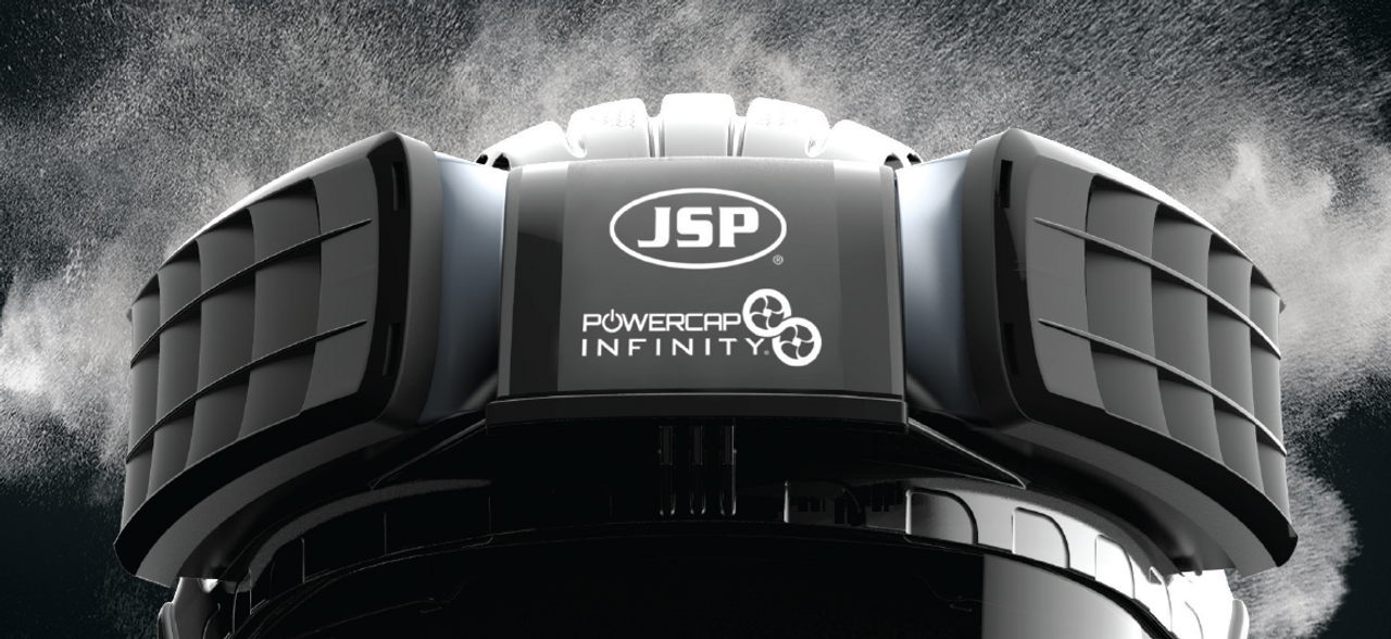 JSP PowerCap® Infinity® Positive Air Pressure Respirator AS/NZS 1716:2012 AS/NZS 1337.1 - Black