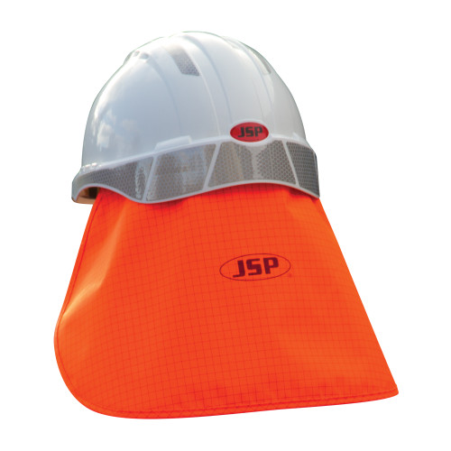 JSP Hi-Vis Neck Cape. UPF50 Sun Protection. Colour Orange