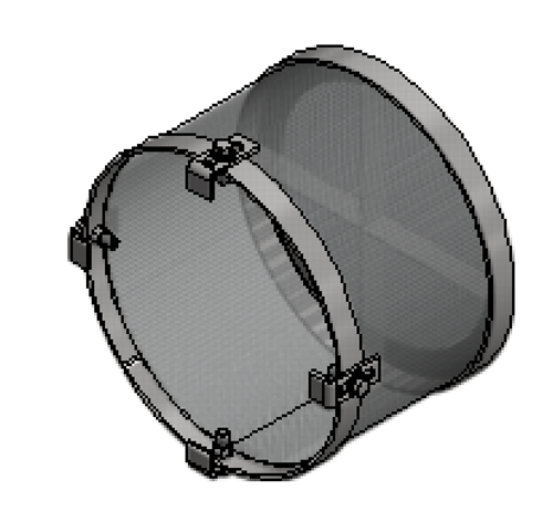 PUMP BASKET STRAINER 11.75 OD X 6.75 HT, 304SS PUMP BASKET STRAINER 11.75 OD X 6.75 HT, 304SS