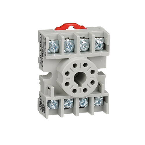 RELAY BASE, 8-PIN - 600VAC, 10A, TYPE K RELAY BASE, 8-PIN - 600VAC, 10A, TYPE K