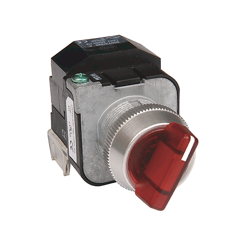 SELECTOR SWITCH, ILLUMINATED - 3-POSITION, GREEN SELECTOR SWITCH, ILLUMINATED - 3-POSITION, GREEN