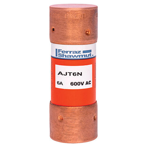 FUSE, 6A - CLASS J, 600VAC/500VDC FUSE, 6A - CLASS J, 600VAC/500VDC