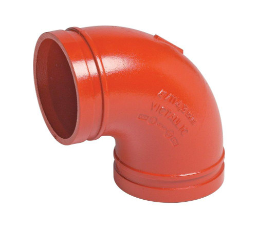 ELBOW, GROOVED, 90, DUCTILE IRON - 4IN ELBOW, GROOVED, 90, DUCTILE IRON - 4IN