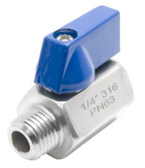 VALVE, BALL, 316SS - 0.25 IN,FU VALVE, BALL, 316SS - 0.25 IN,FU