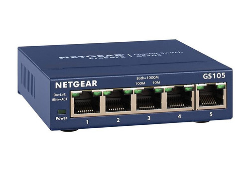 NETGEAR 5-PORT GIGABIT ETHERNE NETGEAR 5-PORT GIGABIT ETHERNE