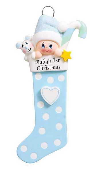 Baby Long Stocking - Blue