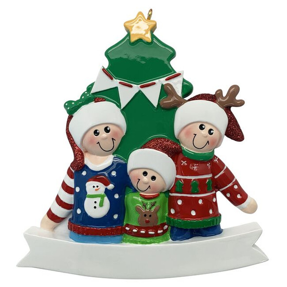 Proud Ugly Sweater Family - 3