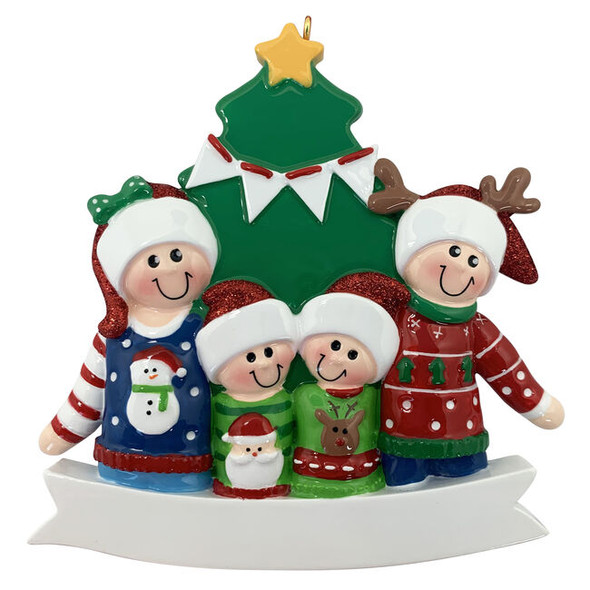 Proud Ugly Sweater Family - 4