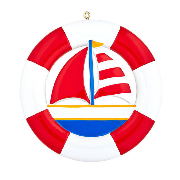 Life Ring Sailboat