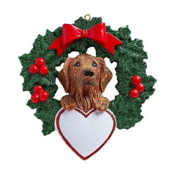 Golden Retriever Wreath
