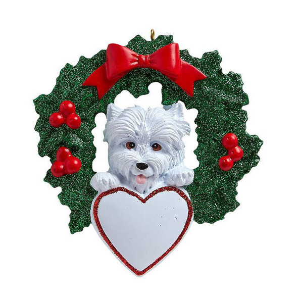 Westie Wreath