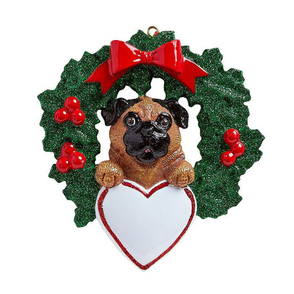 Pug Wreath