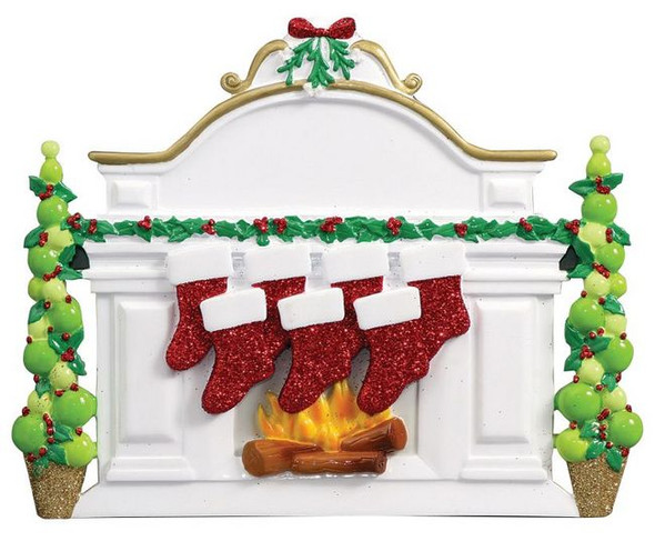 Mantle Fireplace Family - 7