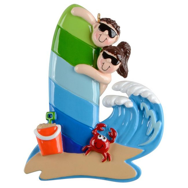 Surfing Couple