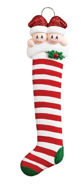 Candy Cane Stocking Couple