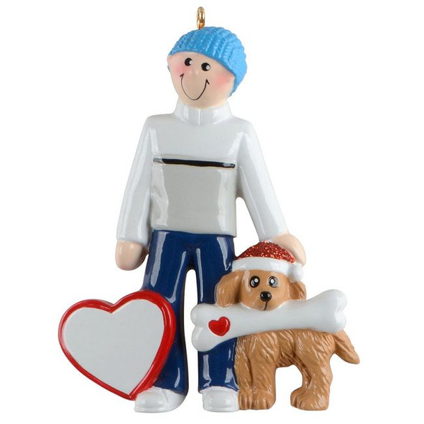 Boy With Dog