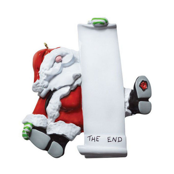 Exhausted Santa