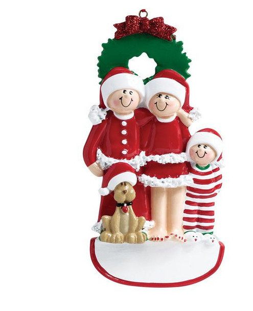 Christmas Family With Dog - 3