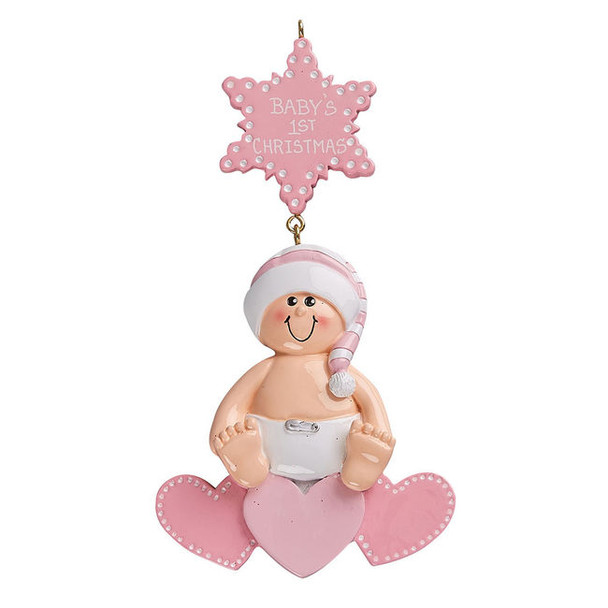 Baby On Hearts - Pink