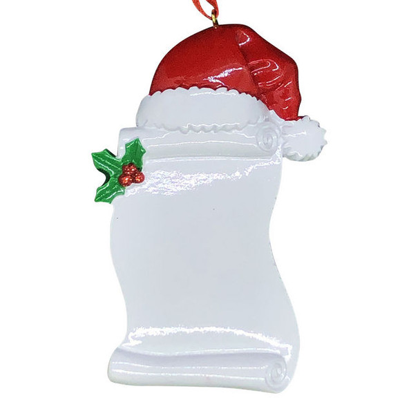Santa Cap Scroll