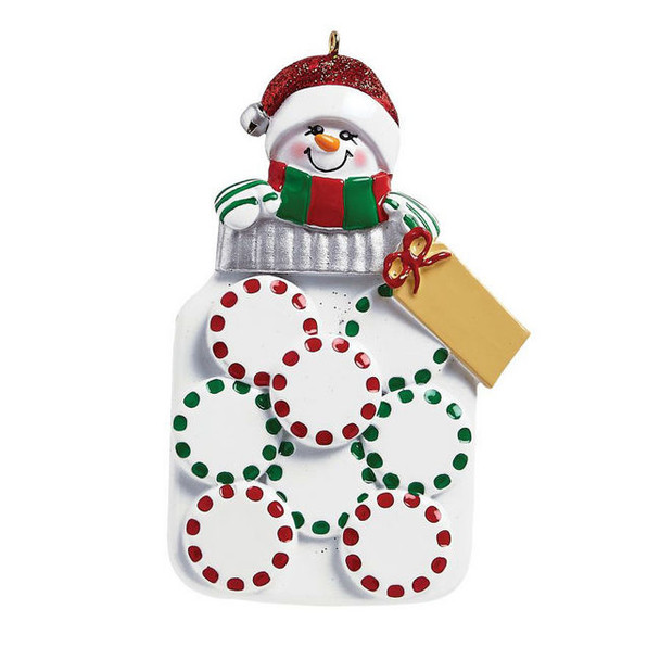 Mason Jar Snowman